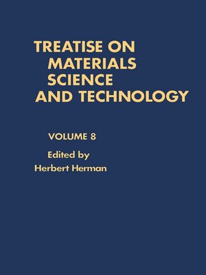 cover image of Treatise on Materials Science and Technology, Volume 8
